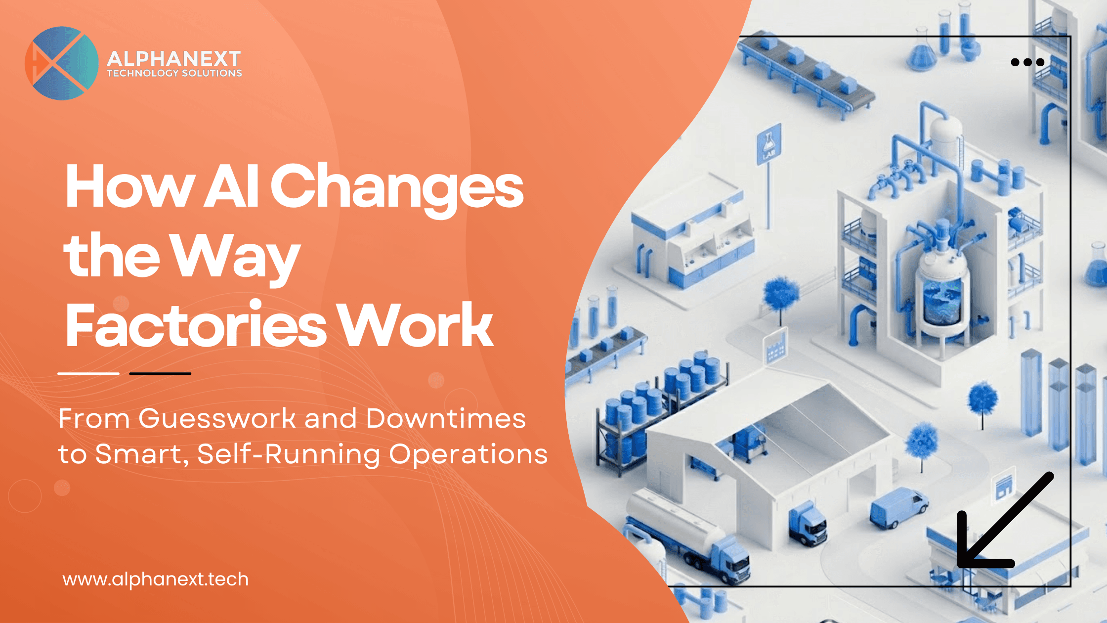 Factory floor showing the shift from manual processes and paperwork to AI-powered automation and real-time operations management with iFactory by AlphaNext